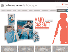 Tablet Screenshot of boutique-culturespaces.com